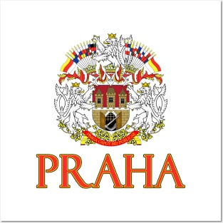 Praha (Prague), Czech Republic - Coat of Arms Design Posters and Art